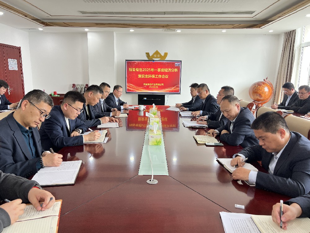 錨定目標(biāo)穩(wěn)增長(zhǎng) 筑牢防線保安全——招金有色召開2025年一季度經(jīng)濟(jì)分析暨安全環(huán)保工作會(huì)議